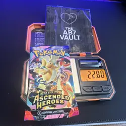 Pokemon TCG Ascended Heroes Heavy 22.80g Sealed Single Booster Pack x2 - Image 2