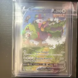 Pokemon Tornadus V 185/198 Chilling Reign Ultra Rare Full Art Holo Basic - Image 1