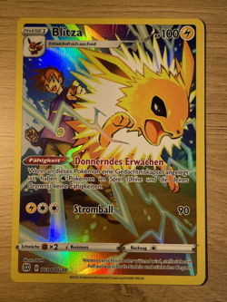 Blitza Jolteon TG04/TG30 Holo Brilliant Stars Trainer Gallery Pokemon NM German - Image 2