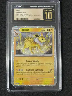 Pokemon Jolteon Cosmos Holo #169 Prismatic Evolutions Promo CGC 10 PRISTINE - Image 1