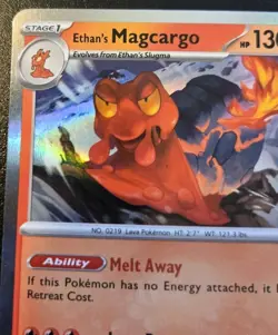 Ethan's Magcargo 024/217 Holo Rare Mega Evolution: Ascended Heroes Pokemon TCG - Image 2