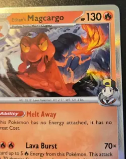 Ethan's Magcargo 024/217 Holo Rare Mega Evolution: Ascended Heroes Pokemon TCG - Image 3