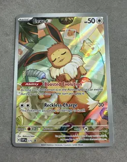 Pokemon Eevee (2025) SVP Black Star Promo 173 Holo Scarlet & Violet NM - Image 1