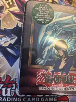 Yugioh Collector Tin Kaiba Blue Eyes White Dragon, Sealed Fresh - Image 3