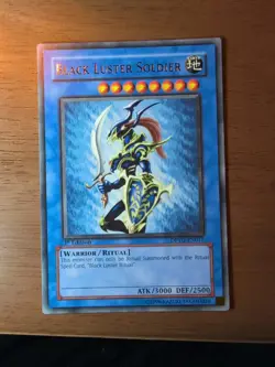 YUGIOH Black Luster Soldier Rare 1st Edition DPYG-EN017 - Image 1