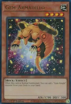 Gem-Armadillo BLMM-EN108 YuGiOh Ultra Rare 1st Edition Near Mint - Image 1
