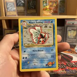 Pokemon TCG Misty's Seaking Gym Heroes 55/132 Regular Unlimited Uncommon VLP - Image 1