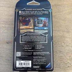 Disney Lorcana Rise of Floodborn Starter Deck Amber Sapphire Queen Gaston TCG - Image 3