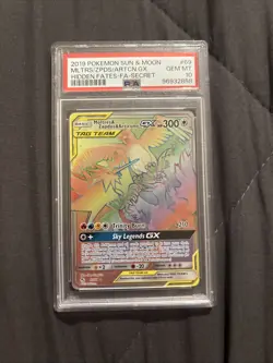 Pokemon TCG Moltres Zapdos Articuno GX 69/68 Hidden Fates Secret Rare PSA 10 - Image 1