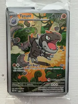 Pokemon TCG Tyrunt Pokemon Centre Stamped Promo Perfect Order Etb Sealed - Image 1