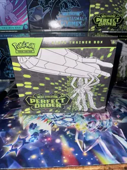 Pokemon TCG Mega Evolution Perfect Order ETB Elite Trainer Box - Image 1