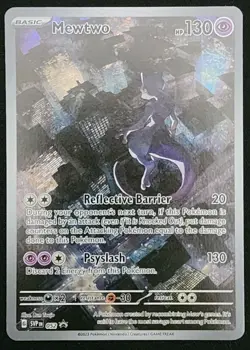 Pokemon TCG Mewtwo Holo 52 Black Star Promo Card - Image 1