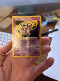 Mr. Mime 22/64 Jungle Unlimited Non-Holo Rare Pokemon Card WOTC - Image 3
