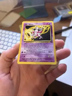 Mr. Mime 22/64 Jungle Unlimited Non-Holo Rare Pokemon Card WOTC - Image 4