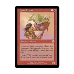 WOTC MtG Mercadian Masques Kyren Legate (U) (Foil) EX - Image 1