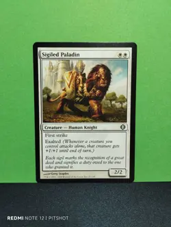 Sigiled Paladin / Ausgezeichneter Paladin - MTG Magic - Image 1