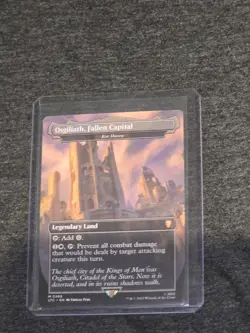MTG Osgiliath Fallen Capital Kor Haven 0368 Borderless Extended Art NM+ LOTR LTC - Image 1