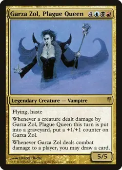 Garza Zol, Plague Queen Coldsnap HP MTG - Image 1