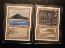 MTG 1994 REVISED EDITION STARTER DECK LOT W/ Tropical Island & Bayou Lands Rare 742818061001 - Image 2