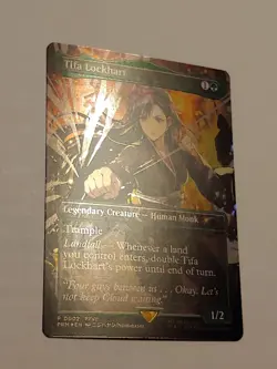 MTG Magic FOIL PTQ Promo Tifa Lockhart MagicCon Las Vegas NM - Image 3