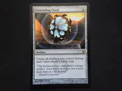 Unwinding Clock LP/MP [New Phyrexia] Mtg Magic Free Tracking! - Image 1