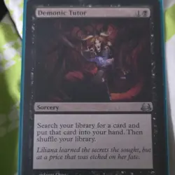 Magic: The Gathering Demonic Tutor Sorcery The List Reprints Regular Black Engl… - Image 1