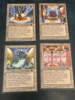 Urza's Power Plant Antiquities MTG - Full Playset - ONE OF EACH ART - LP - Image 1