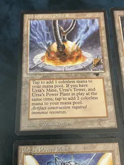 Urza's Power Plant Antiquities MTG - Full Playset - ONE OF EACH ART - LP - Image 5