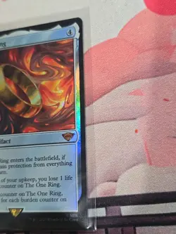 MTG The One Ring – LTR 246 – Lord of the Rings – Rare – Near Mint - Foil - Image 4