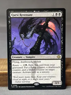 MTG Tarkir Dragonstorm R Qarsi Revenant #0086 MINT OR BETTER - Image 1