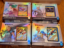 FINAL FANTASY Commander Deck Display Collectors Edition FIN MTG SEALED Set of 4 - Image 1