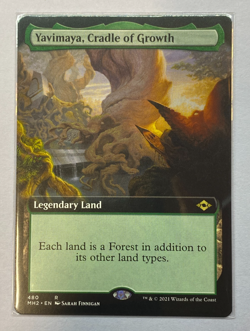 MTG - Modern Horizons 2 - Yavimaya, Cradle of Growth - Extended Art - NM - Image 1