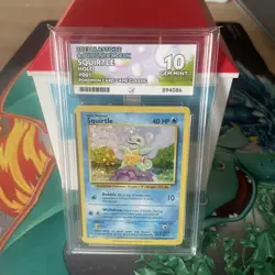 ACE 10 Squirtle - 001/034 - Classic Collection CLB Pokemon. Perfect sub grades - Image 1