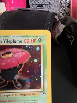 Pokemon Erika's Vileplume Gym Heroes Holo Rare Unlimited 5/132 80 HP English - Image 3
