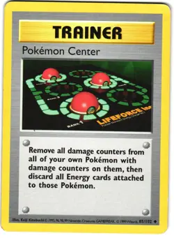 Pokemon Center [Shadowless] 85/102 Pokemon Gen 1: Base Set - Image 1