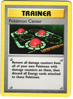 Pokemon Center [Shadowless] 85/102 Pokemon Gen 1: Base Set - Image 3