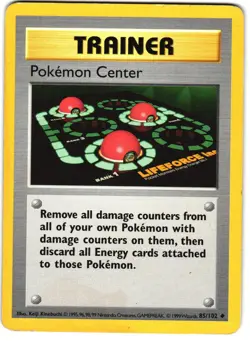 Pokemon Center [Shadowless] 85/102 Pokemon Gen 1: Base Set - Image 5