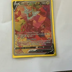 Pokemon Rotom V Ultra Rare Full Art Holo Lost Origin 177/196 TCG Card - Image 1