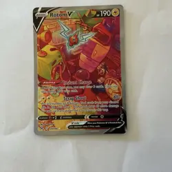 Pokemon Rotom V Ultra Rare Full Art Holo Lost Origin 177/196 TCG Card - Image 4