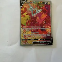 Pokemon Rotom V Ultra Rare Full Art Holo Lost Origin 177/196 TCG Card - Image 5