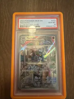 Pokemon Machoke Illustration Rare SV Scarlet & Violet 151 PSA 10 - Image 1