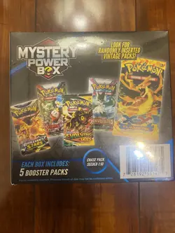 Pokemon Walmart Mystery Power Box 5 Booster Packs Chase Pack Seeded 1:10! - Image 2