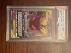 Pokemon Gengar & Mimikyu GX TAG TEAM Holo Ultra Rare Team Up 53/181 PSA - Image 1