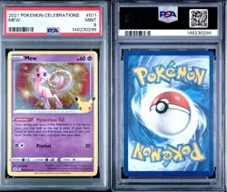2021 POKEMON CELEBRATIONS #011 MEW PSA 9 - Image 3