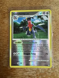 Garchomp Lv 66. 9/123 Holo | Pokemon TCG Mysterious Treasures 🐉🎁 - Image 1