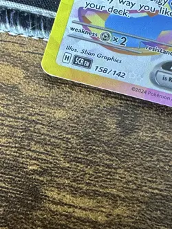 Pokemon TCG- Lapras ex Ultra Rare SV07: Stellar Crown 158/142 NM - Image 3