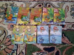 Pokemon Lot Of 9 Kanto Friends Art Promos From Mini Tins. - Image 3