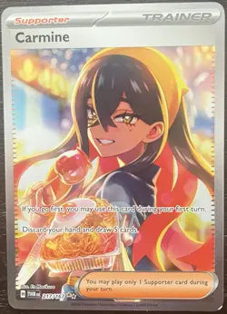 Carmine Special Illustration Rare Pokemon SV06: Twilight Masquerade 217/167 - Image 1