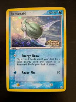 Remoraid Reverse Holo Stamped 73/109 ex Team Rocket Returns Pokemon NM - Image 1