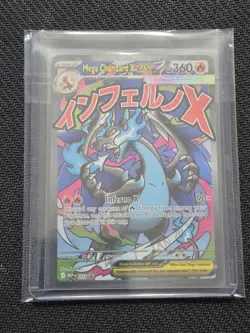 POKEMON TCG MEGA CHARIZARD X EX 023 BLACK STAR PROMO PERFECT CONDITION 10/10 - Image 1